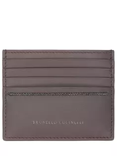 Кардхолдер кожаный Brunello Cucinelli