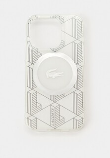 Чехол для iPhone Lacoste 15 Pro, с MagSafe двухслойный IML Double Layer