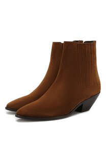 Замшевые казаки West Saint Laurent