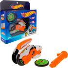 Игровой набор 1 Toy Hot Wheels, Spin Racer mini Рыжий Ягуар игрушечный мотоцикл с колесом-гироскопом, 12 см Т19368