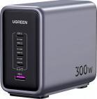 Зарядное устройство Ugreen CD333 (90903B) Nexode 300W 5-Port PD GaN Fast Desktop Charger EU. Цвет: серый