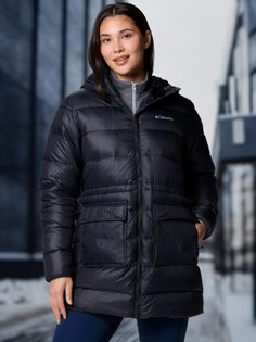 Пуховик женский Columbia Harmony Falls Mid Down Jacket, Черный