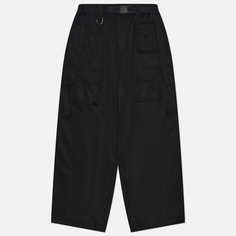 Мужские брюки Y-3 Washed Twill Cargo, цвет чёрный