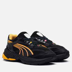 Мужские кроссовки Puma x Scuderia Ferrari Velophasis Neon, цвет чёрный