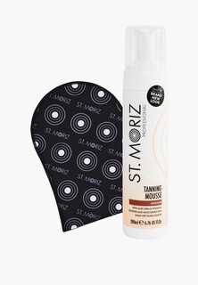 Автозагар для тела St. Moriz Дуо комплект: мусс светлый + рукавичка