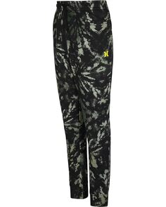 Брюки Hurley Tie-Dye Fleece Jogger Pants, черный