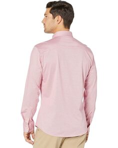 Рубашка David Donahue Fusion Knit Shirt, цвет Nantucket Red