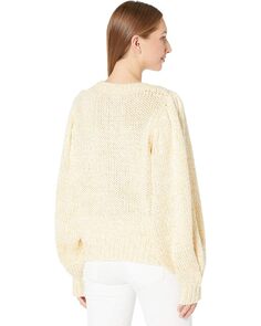 Свитер MINKPINK Rosalyn Fringing Jumper, цвет Lemon/White