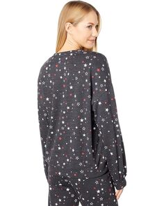 Толстовка SUNDRY Stars Relaxed Sweatshirt, черный