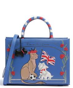 Сумочка Чемпионата Мира из мелкозернистой кожи. Radley London, синий