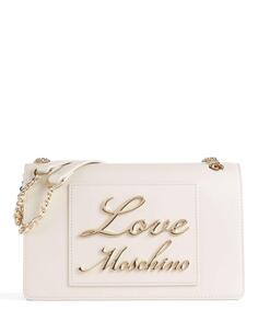 Сумка через плечо Lovely Love из искусственной кожи Love Moschino, бежевый