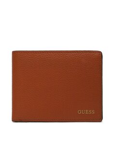 Маленький мужской кошелек Guess, коричневый