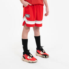 Детские баскетбольные шорты NBA Chicago Bulls - SH 900 JR красные TARMAK, цвет rot