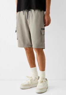 Шорты BERMUDA Bershka, цвет grey