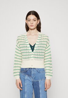 Кардиган ONLASA V NECK CARDIGAN ONLY, цвет birch/green bee