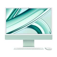 Моноблок Apple iMac 24&apos;&apos; М3 (2023), 8 CPU/10 GPU, 24 ГБ/256 ГБ, Gigabit Ethernet, Green, английская клавиатура