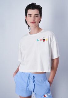 Футболка с принтом CREWNECK ICONS Champion, цвет white