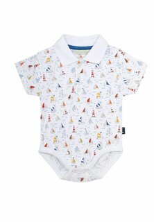 Рубашка-поло REGULAR FIT JoJo Maman Bébé, цвет white sailboat