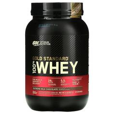 Optimum Nutrition 100% молочная сыворотка золотой стандарт с арматом молочного шоколада 2 фунта (912 г)