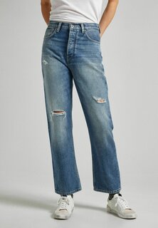 Прямые джинсы UHW Pepe Jeans, синий деним