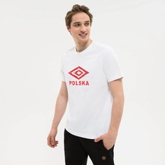 Футболка Umbro Poland с графикой, белый