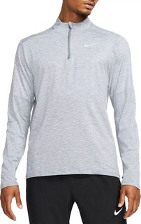 Мужская беговая рубашка Nike Dri-FIT Element с длинным рукавом и молнией 1/2