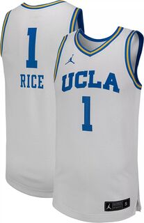 Женская баскетбольная майка Jordan UCLA Bruins #1 белого цвета Kiki Rice Replica Nike