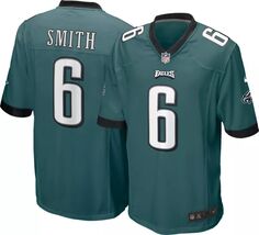 Зеленая игровая майка Nike Youth Philadelphia Eagles DeVonta Smith #6