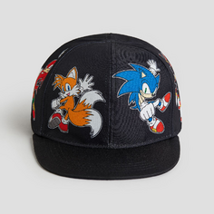 Бейсболка H&amp;M Kids Motif-detail Sonic the Hedgehog, черный H&M