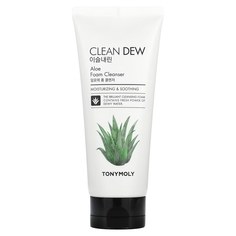 Tony Moly Clean Dew очищающая пенка с алоэ 180 мл