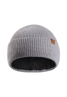 Кепка DANISH ENDURANCE Beanie Polar Fleece Merino mit warmem Fleece, светло серый