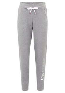 Спортивные леггинсы Betty Barclay Joggingpant mit elastischem Bund, серый меланж