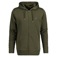 Толстовка Gant Sweatjacke, зеленый