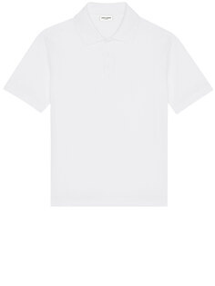 Рубашка Saint Laurent Monogram polo, белый