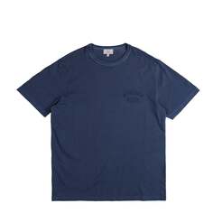 Футболка Garment Dyed Logo T-Shirt Woolrich, синий