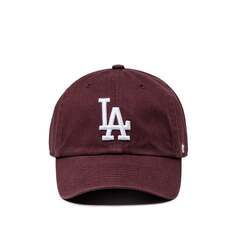 Бейсболка Mlb Los Angeles Dodgers *Clean Up* Cap 47, бордовый Now Foods