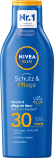 Солнцезащитный крем и усилитель Уход SPF 30 250 мл NIVEA