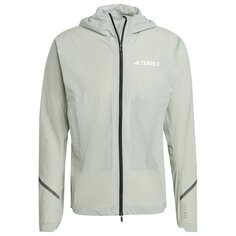 Дождевик Adidas Terrex Terrex Xperior Light Rain RDY, цвет Silver Green