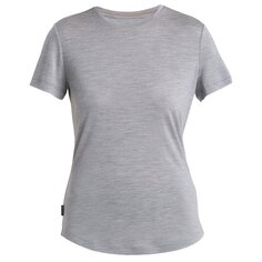 Рубашка из мериноса Icebreaker Women&apos;s Merino 125 Cool Lite Sphere III S/S Tee, цвет Metro Heather