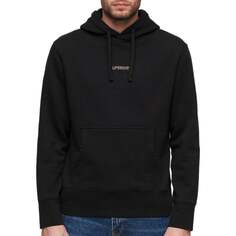 Худи Superdry Micro Logo Graphic Loose, черный