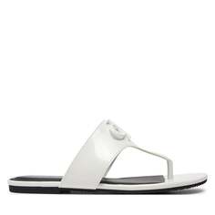 Сандалии Calvin Klein Jeans Flat Sandal Slide Toepost Mg Met YW0YW01342 Bright White YBR, белый