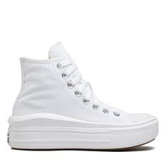 Кеды Converse Ctas Move Hi 568498C White/Natural Ivory/Black, белый