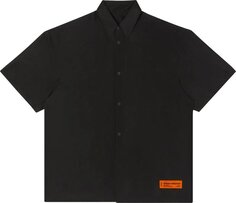 Рубашка Heron Preston Errythang Bowling Shirt &apos;Black/White&apos;, черный