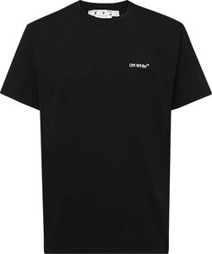 Футболка Off-White Chain Arrow Slim Short-Sleeve Tee &apos;Black/White&apos;, черный