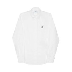 Рубашка Off-White Hands Off Classic Shirt &apos;White/Black&apos;, белый