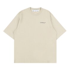 Футболка Off-White Caravaggio Crowning Skate Tee Dark Sand