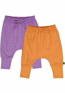 Брюки 2 PER-PACK Fred&apos;s World by Green Cotton, цвет tangarine deep lavender