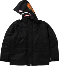 Куртка BAPE Shark Snowboard Down Jacket &apos;Black&apos;, черный