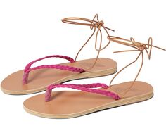 Сандалии Ancient Greek Sandals Plage Lace-Up, фуксия