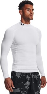 Лонгслив Under Armour ColdGear Compression Mock, белый